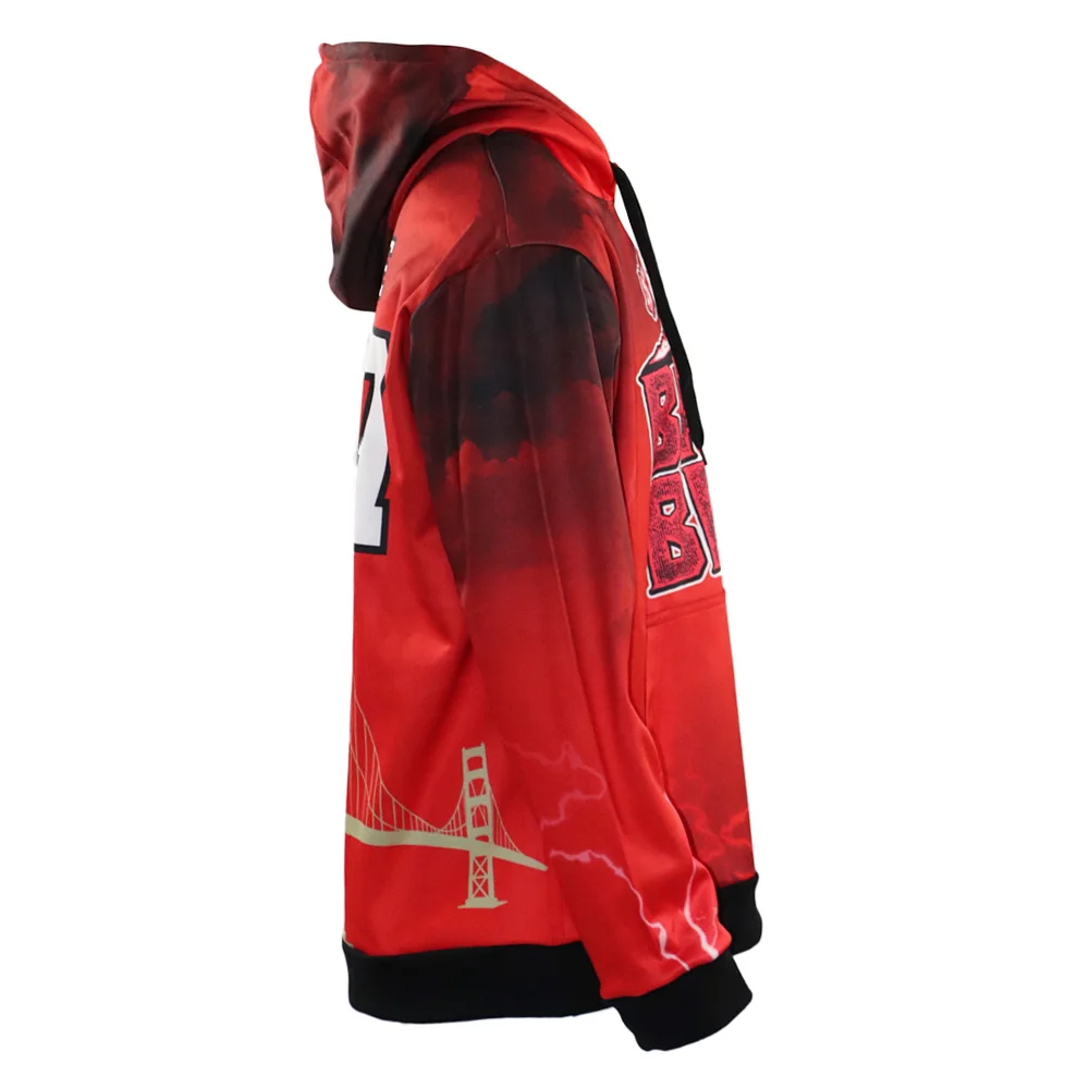2025 Custom Sublimated Pullover Team Bang Bros Hoodies