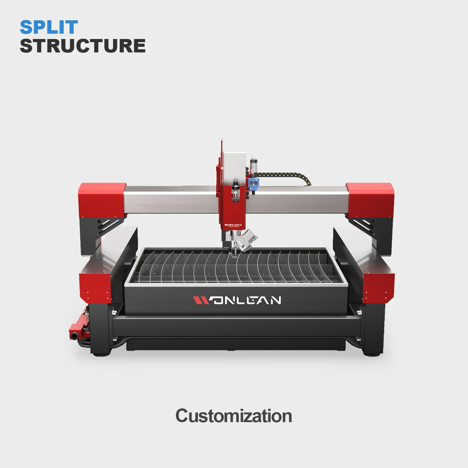 Chinese Supplier Cold Cutting Tool with Water Jet Glass Cutting High Pressure Cnc 3d 5 Axis Waterjet Cutting Machine
