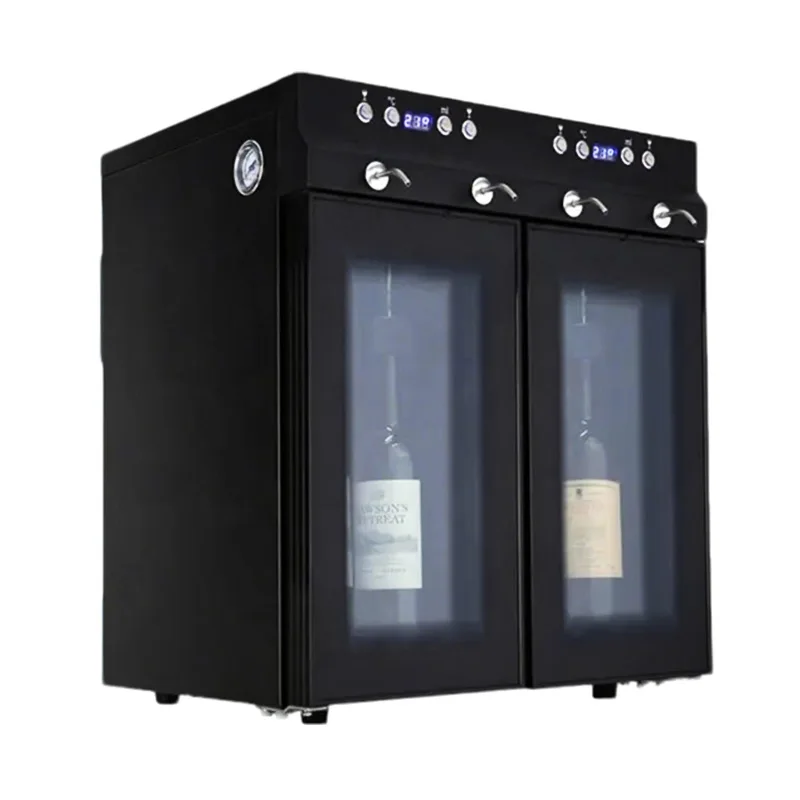 Vanace Argon Preservation LED Touch Screen Multiple Smart 4 Bottles Red Wine Dispenser