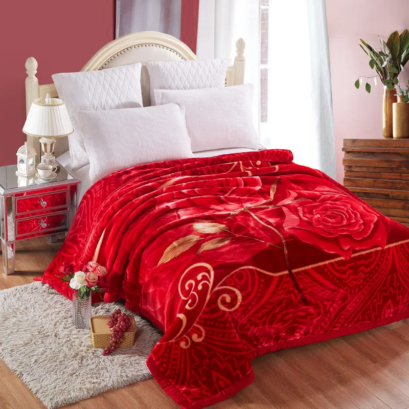 Wholesale Large Thick Soft Luxury Fleece Blanket Throw Microfiber