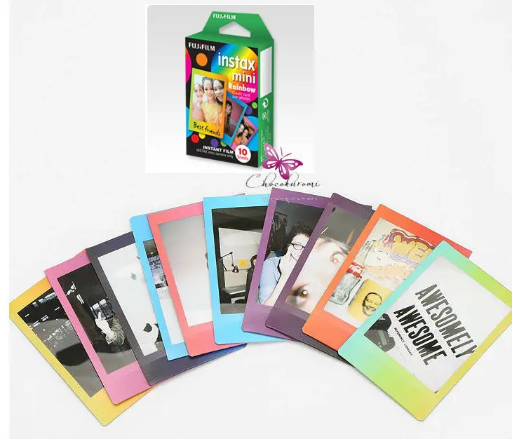 Lerp & fujifilm rainbow instax mini 9 пленка instax filme fuji instax mini