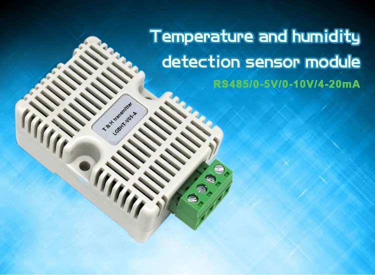 RS485 Temperature and humidity sensor transmitter 0-5V 0-10V 4