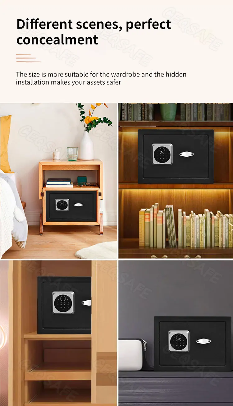 CEQSAFE Safe Box Digital Security Electronic Small Safes Box for Home manufacture