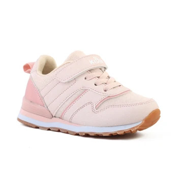 Breathable summer pink suede casual sneakers wear shoes for kids girls