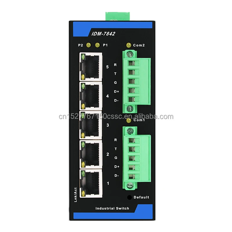 Idm-7842 Modbus Gateway 2 Channel Optical Isolation Rs485/232 Serial ...
