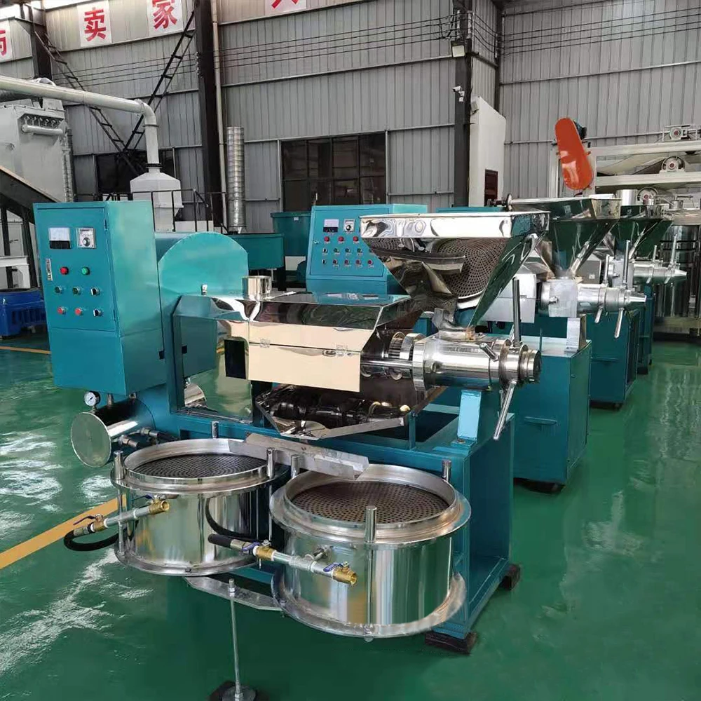 Automatic Argan Groundnut Combined Mustard Date Chia Seed Screw Hot Oil Extract Mill Press Machine