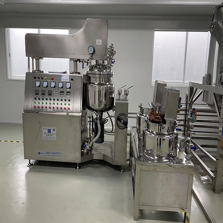 Аппарат для изготовления зубной пасты из нержавеющей стали с высоким сдвигом косметический вакуумный эмульгирующий миксер