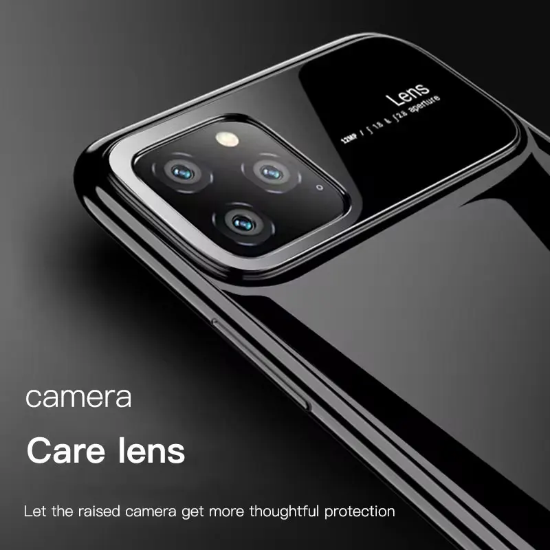 Ultra Thin Mirror Lens PC Protective Phone Case Mobile Cell Phone Back Cover Case For iPhone 13 Pro Max 13 Mini Cases and Covers factory