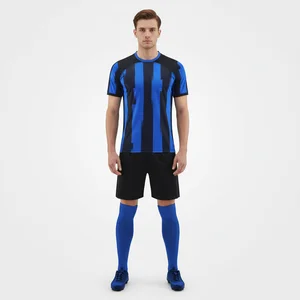 Legendary Player Design Men's Football Jerseys Sets Fashionable Timeless Comfortable 100% Polyester V-Neck Color Blocking Quick