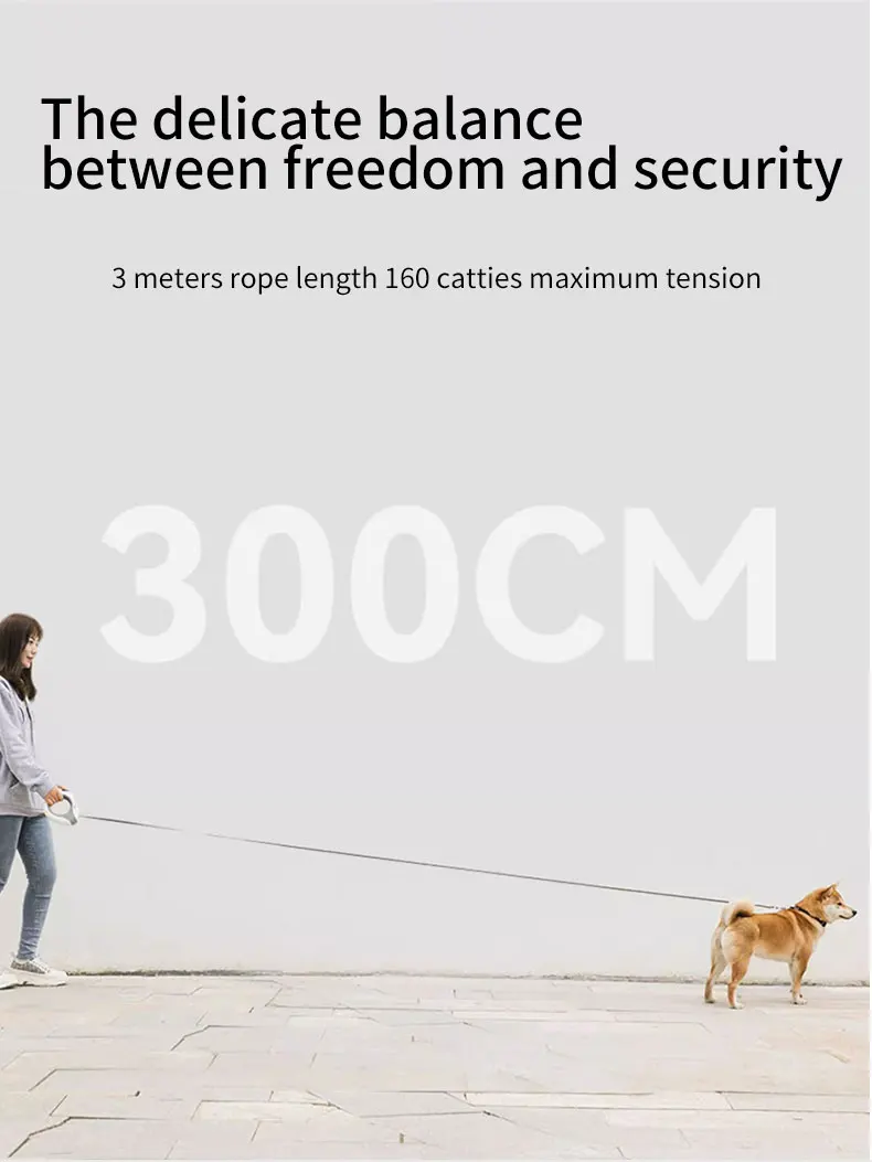 Automatic Retractable Dog Leash Hands Free Dog Leash Pet Custom Length