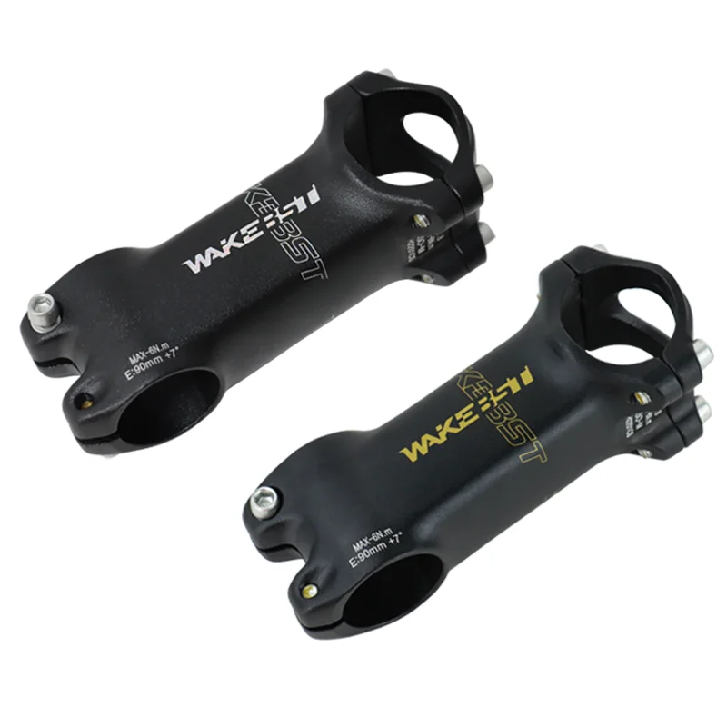 CYSKY 31,8 Attelage Guidon Vélo 35 mm Raccord Guidon Court VTT Riser Ultra-Léger en Alliage d'aluminium CNC 35 mm Pince Guidon pour Vélo de Course, Gravel, VTT, DH, BMX, Ville Noir/Bleu