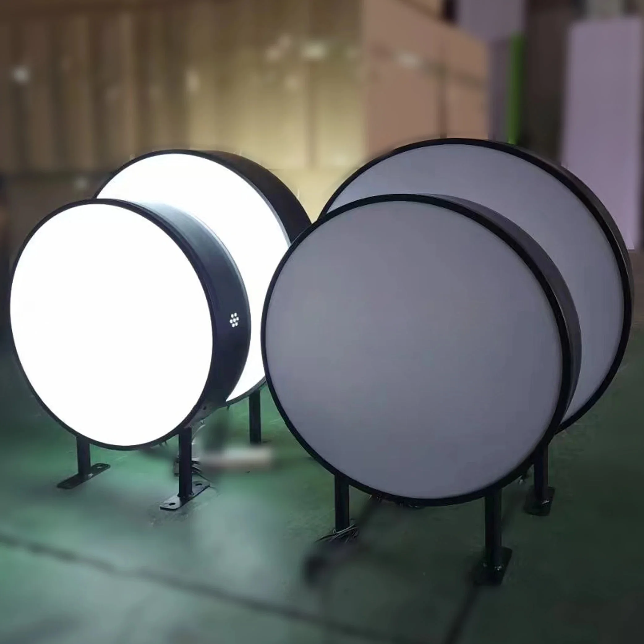 Led-lichtbak 50 x 50 cm dubbelzijdig lichtreclame lichtreclame
