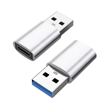 Custom logo Type-c Female to USB3.0 Male USB adapter supports fast charging type c adapter charging converter