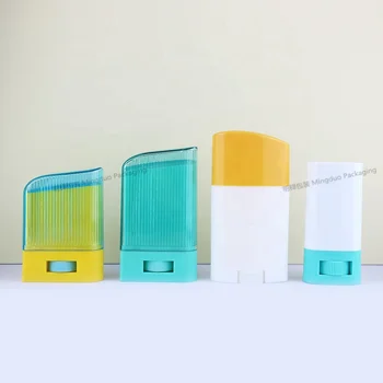 Customized Wholesale Sunscreen Sunblock Stick Packaging Recyclable Solid Roll Perfume Balm Contour Blush Pump Sprayer Lotion