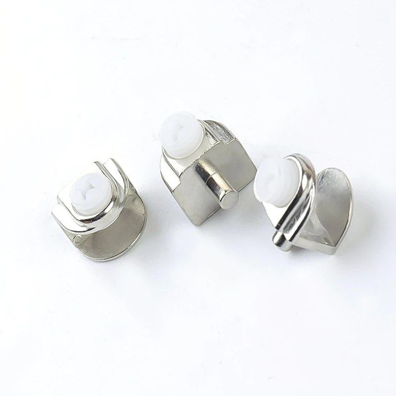 Durable And Functional Zinc Alloy Furniture Hardware Glass Mounting Clamp Glass Holer Shelf Support Clip