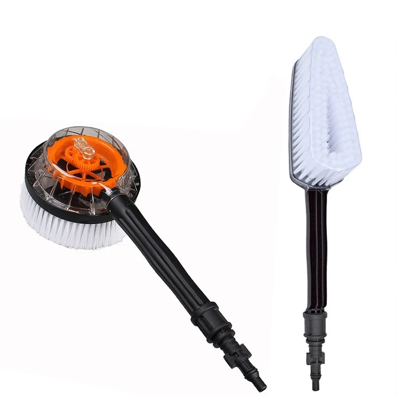 Rotating Round Brush Water Cleaning Washing Brush High Pressure Washer