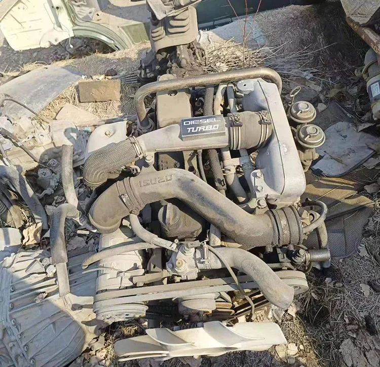 Second Hand Used Engine 4JB1 4JB1T  ISUZU-engines for Sale Isuzu 2.8 Turbo Diesel Engine for Truck