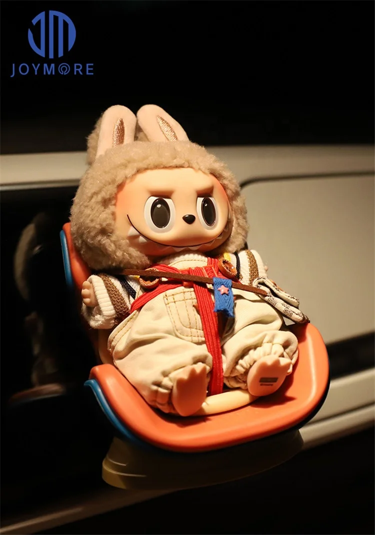 JM Pop Mart Labubu Macaron Cloth Seat Model Decoration