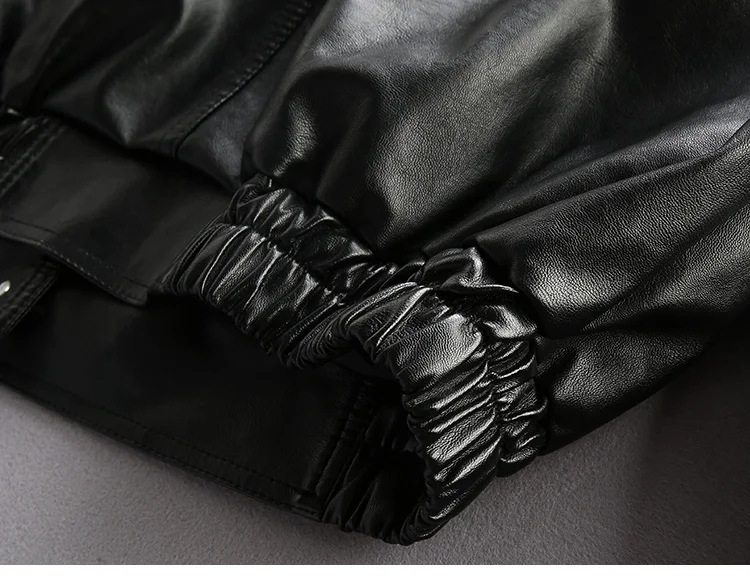 Men's Embroidered Leather Jacket Loose Casual Winter Style_voghion.com