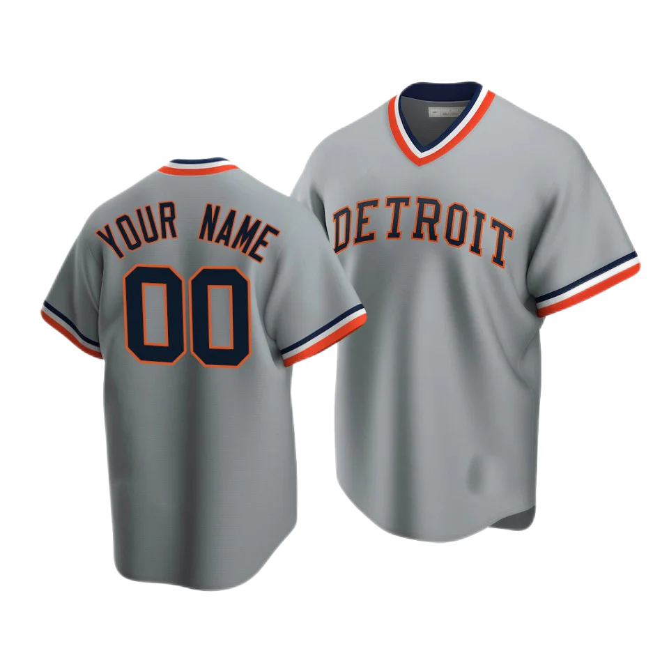 Kirk Gibson Men's Detroit Tigers Road Jersey - Gray Replica