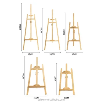 Chinese Factory Price Small Wooden Display Plate Pine Easel Wooden for Painting