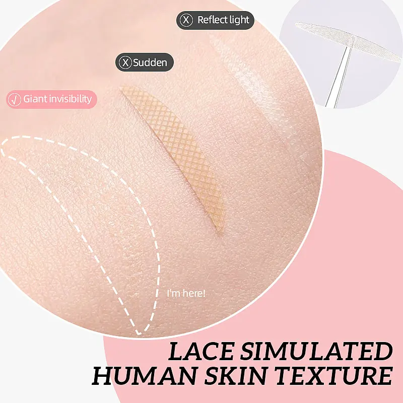 UUYP 400pcs Magic Self-Adhesive Clear Eyelid Sticker Double Fold Eyelid Paste Big Eyes Instant Upper Eyelid Lift Lace Mesh Hb9ca9379cba64866a1cb2b6c91617c9fe