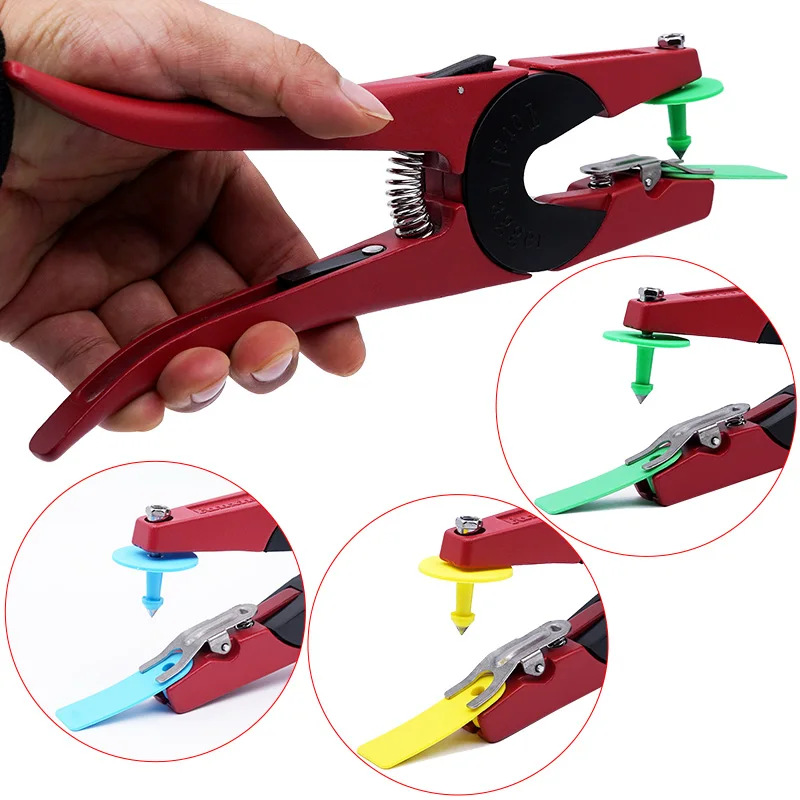 Pince à Étiquettes D'Oreille Pour Bétail - Poignée Ergonomique Antidérapante, Acier Allié, Pour Porcs, Chèvres, Bovins, Moutons - 297g - 5