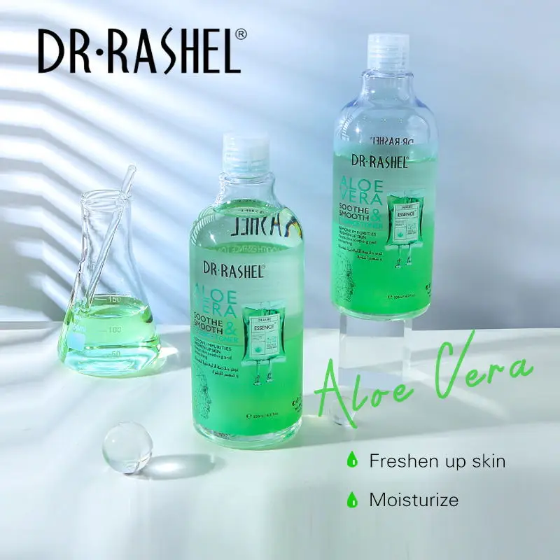 aloe vera gesicht vorher nachher Hyaluron Gel mit Aloe Vera