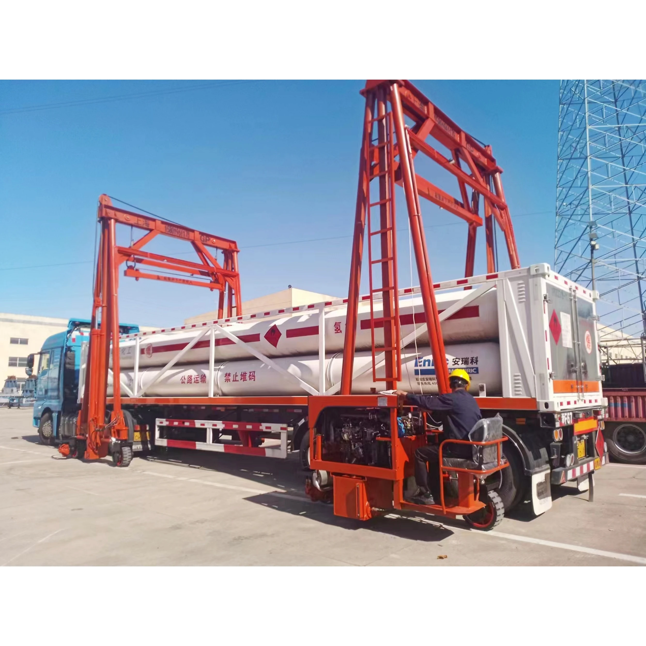 Tyre Container Layout 40ton Rubber Tyre Container Port Container Handling Gantry Crane 35ton ...