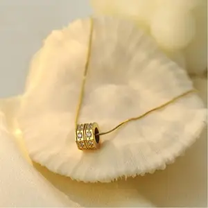 Necklace Punk Geometry Eco-friendly Accessories vogue Wholesale Assignation Stainless Steel Large Necklace Pendants