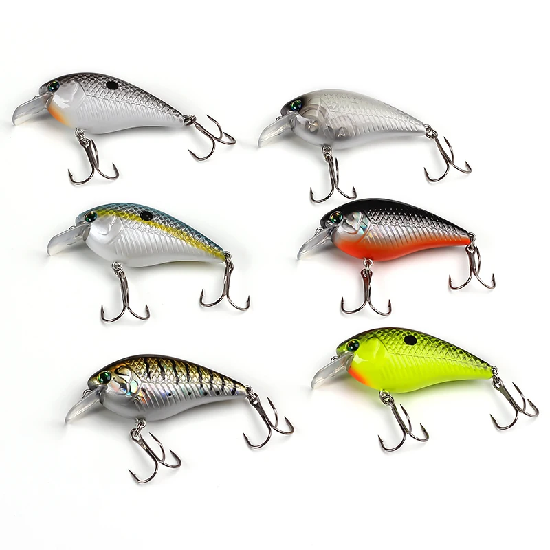 china fishing lures China Fishing Lures Manufacturers VC03 Square Bill Lure Fishing Wobbler  Shallow Diving Crankbait
