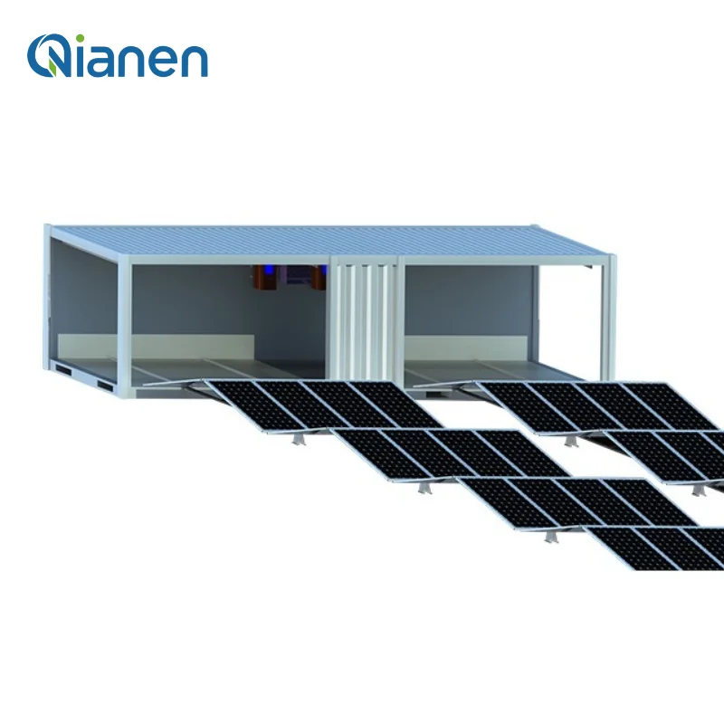 QIANEN 200 kW Přenosný solární energetický kontejnerový systém MPPT OEM Systém výroby solární energie Kabinový solární panel Dodavatel instalace