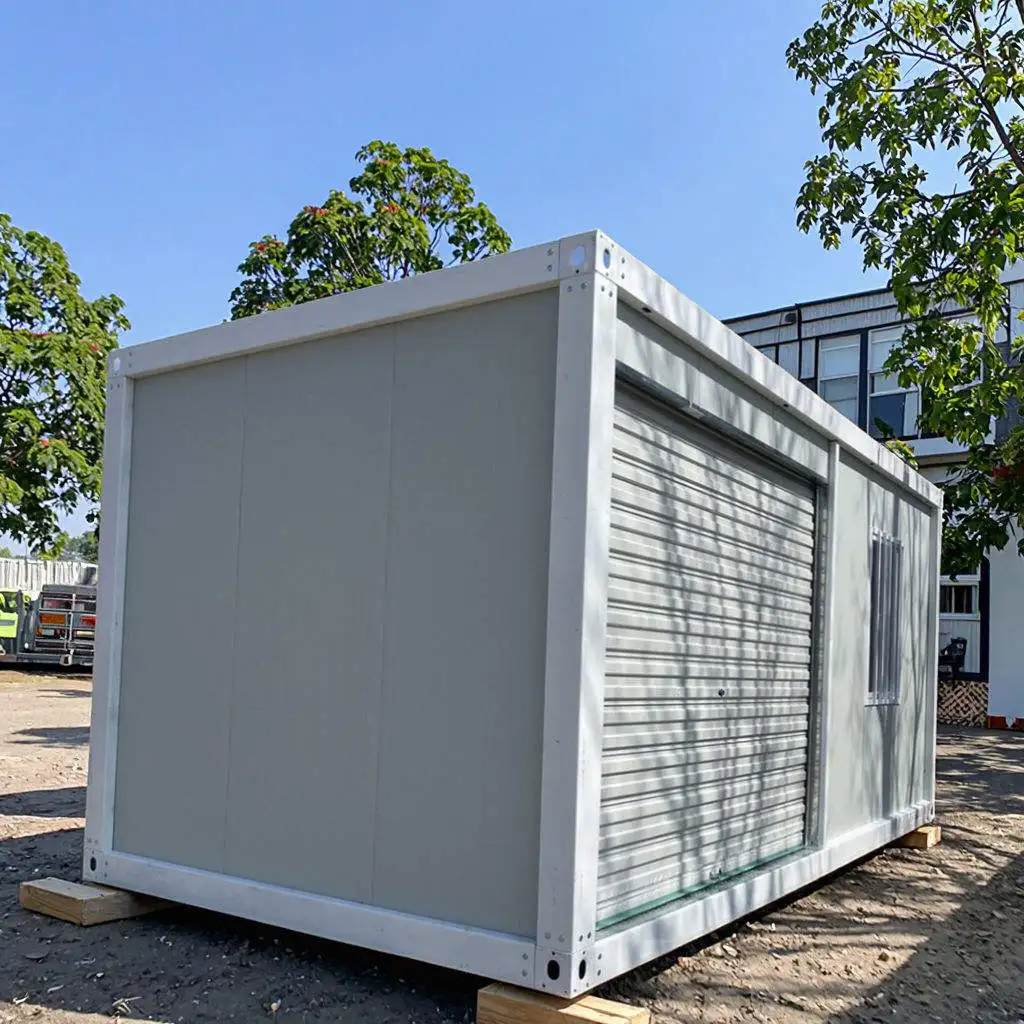 Prefab Houses Modern House Prefab Steel Container Aluminum Alloy Roll-up Shutter Door Prefabricated Home for Garage Warehouse