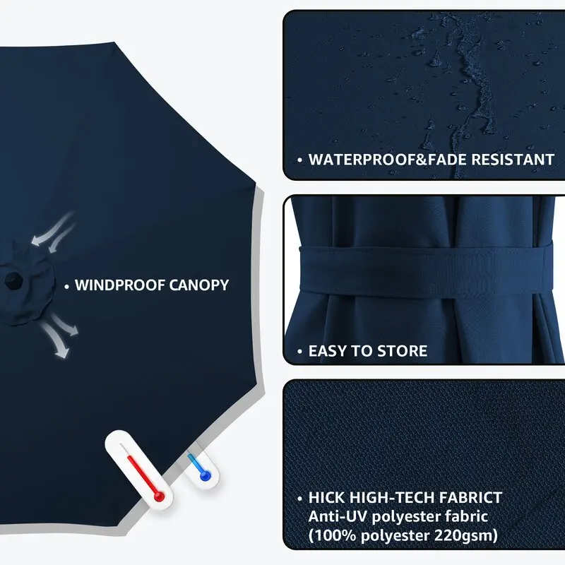 New excellent garden umbrella outdoor square top umbrella