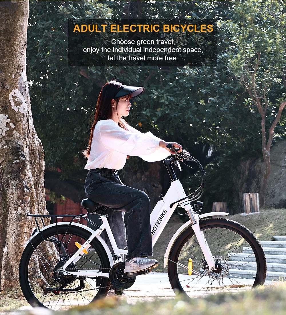 26英寸隐藏式电池电动自行车ebike 25-45千米/h 36v电动货运自行车48v