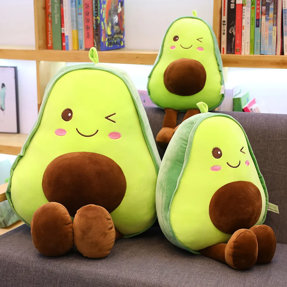 fluffy avocado toy