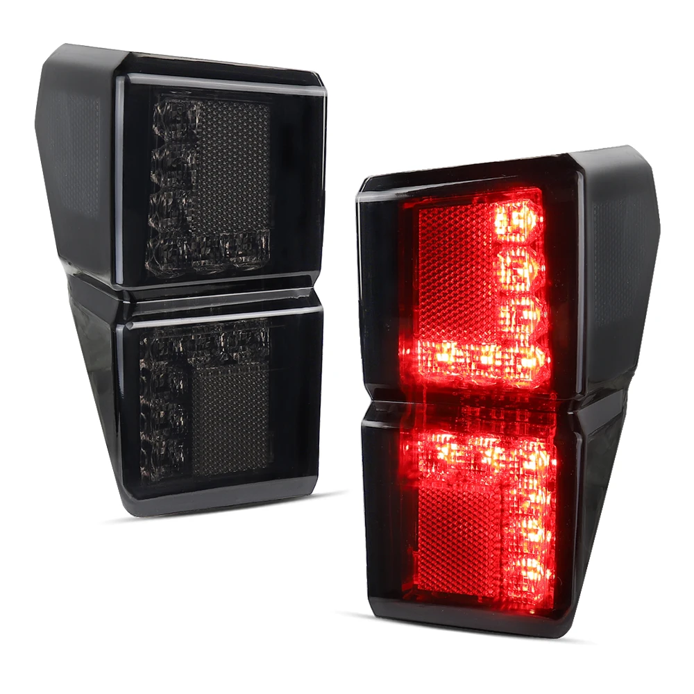 Smoke Led Tail Light Rear Left+right For Polaris Ranger 1000 Xp Crew