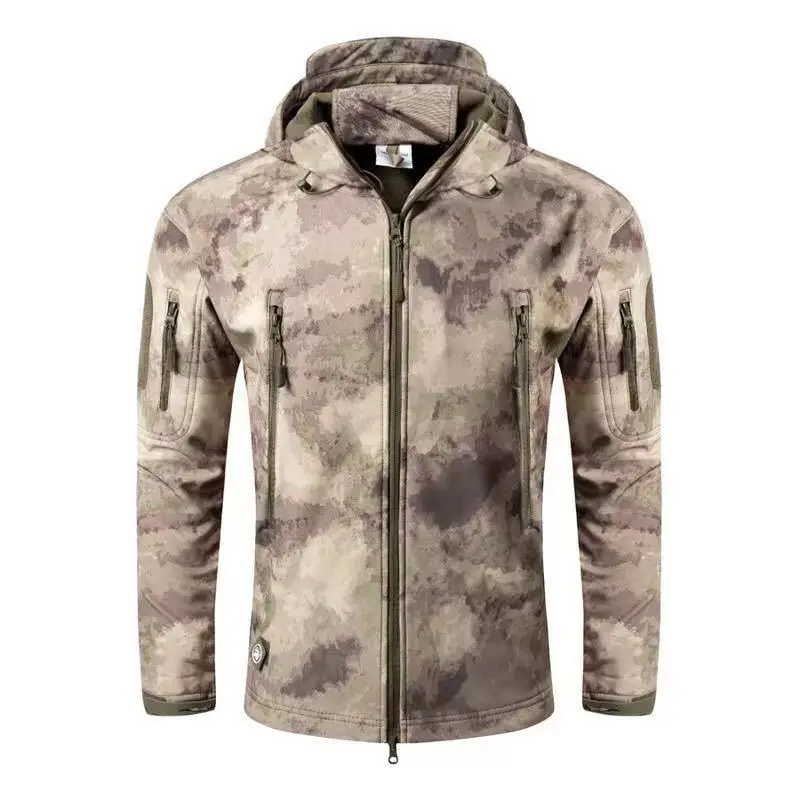 2024 Popular Style shark skin coat windproof waterproof jacket Gears Warm Softshell Jacket For Men_voghion.com