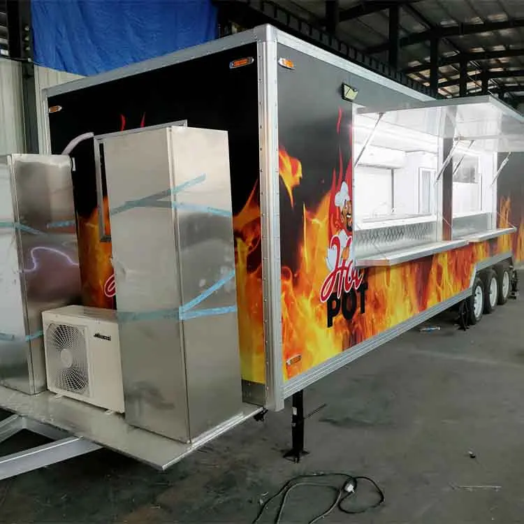 Ice Cream Snack Trailer Vending Carts Mobile Food Truck Or Trailer Food Trailer Camion Food Truck A Vendre