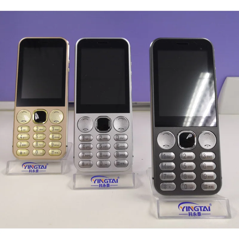 2.8 Inch Metal Body New Arrival Slim Keypad Mobile Phone 4g Android Smart Phone Unlocked 4g Feature Phone