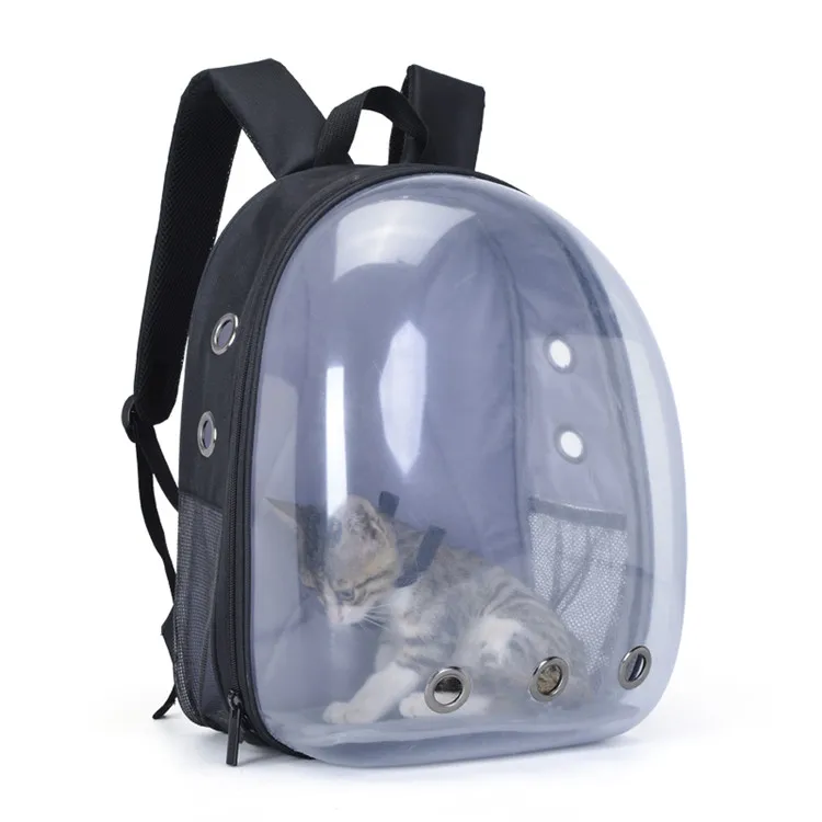 plastic cat backpack