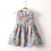 L-6 green flower skirt