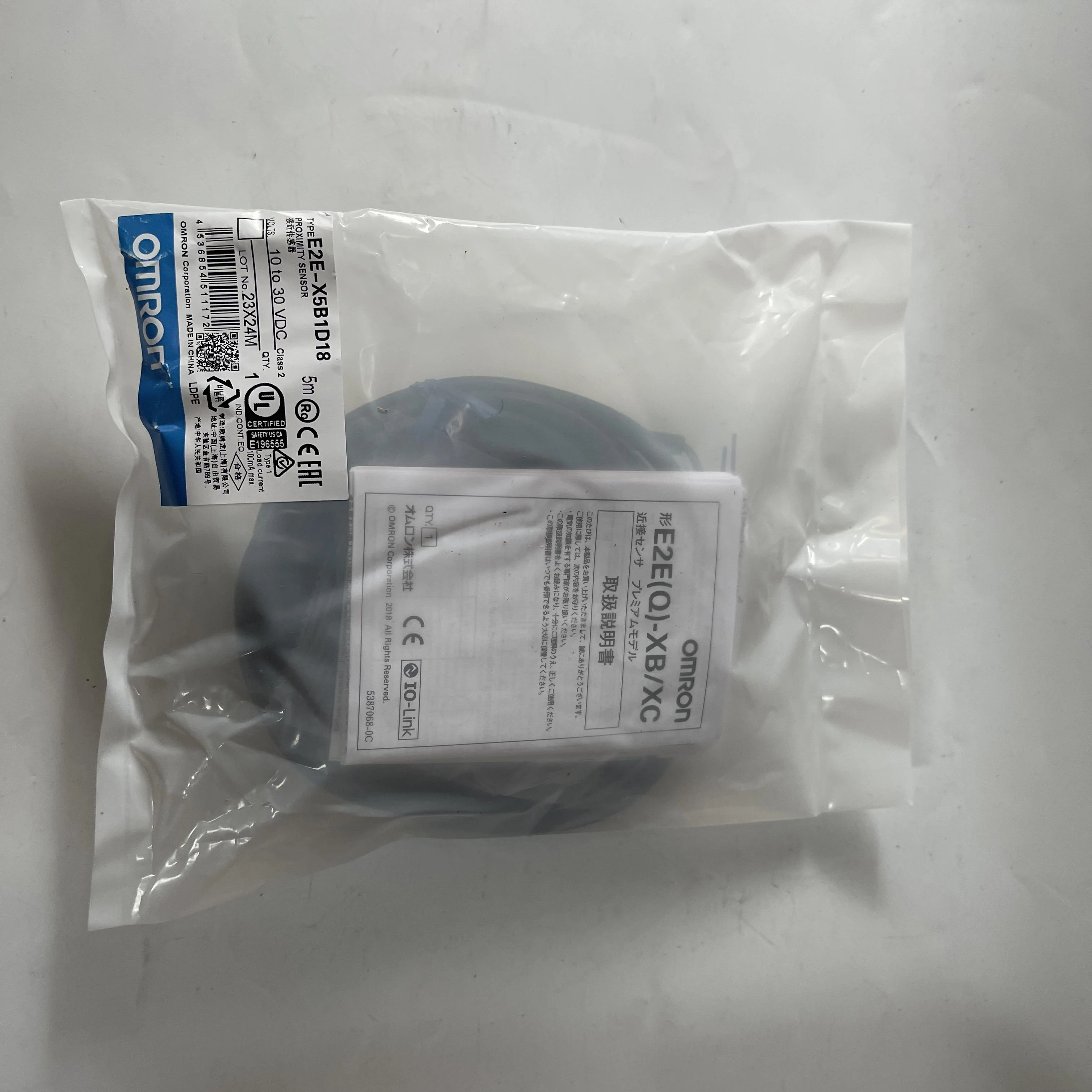 OMRON Photoelectric Sensor Cable E2E-X5B1D18 OMRON Photoelectric Sensor Cable E2E-X5B1D18