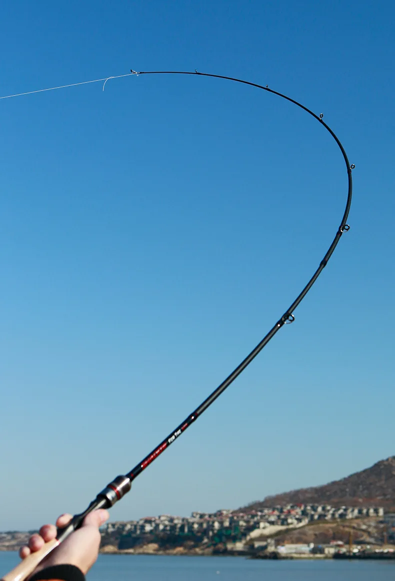 2.1m Carbon Lure Rod T Style Handle Handle Double Rod Tip ML Fishing Rod  Fishing Tackle Supplies