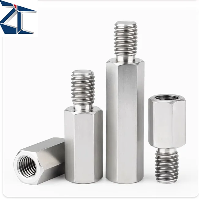 Professional Custom Metal Hex Standoff Spacer Aluminum Standoffs Stainless Steel Male Female Threaded 1/4 1/8 3/16 hex stud