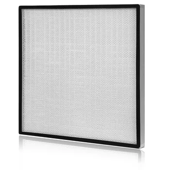 Mini Pleat H13 H14 HEPA Air Filters 99.99% Efficiency 0.3 Micron Core Media Panel Filter Fiberglass Paper for Laminar Flow Hood