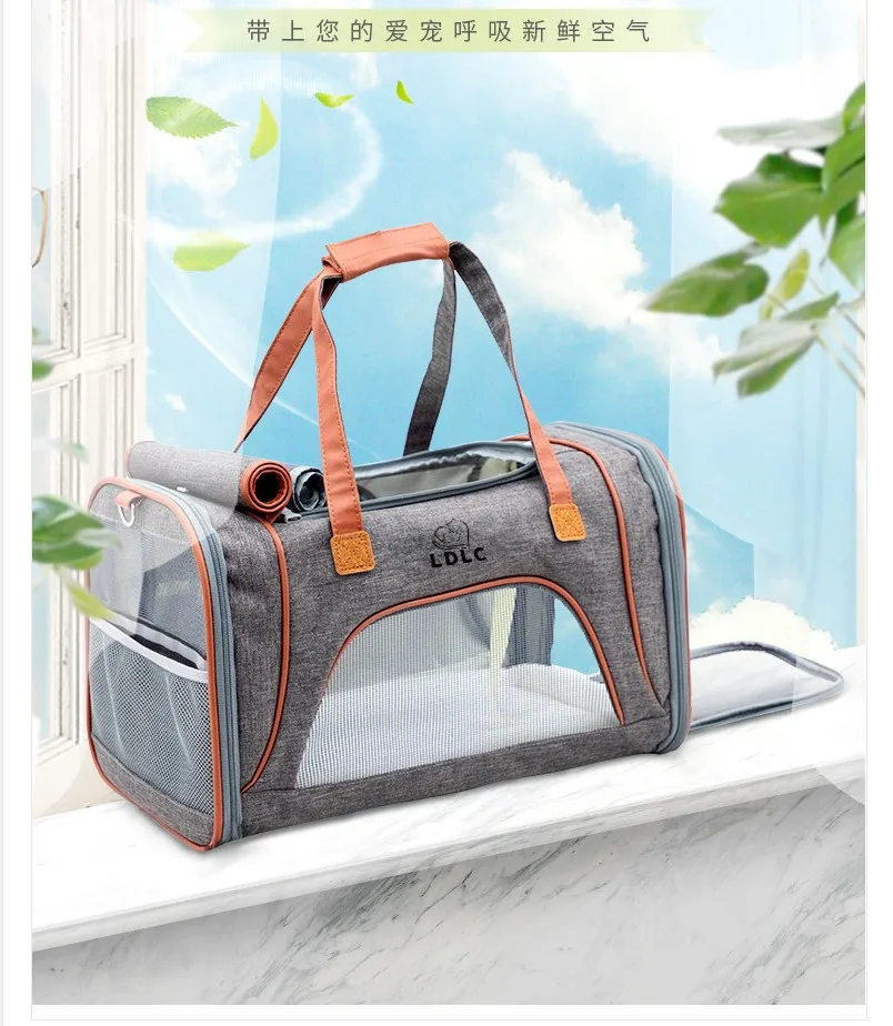 Ldlc Low Profile 2 Tone Foldable Luxury Airline Approved Cat Pet