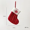 Christmas socks with red snowflakes/36g