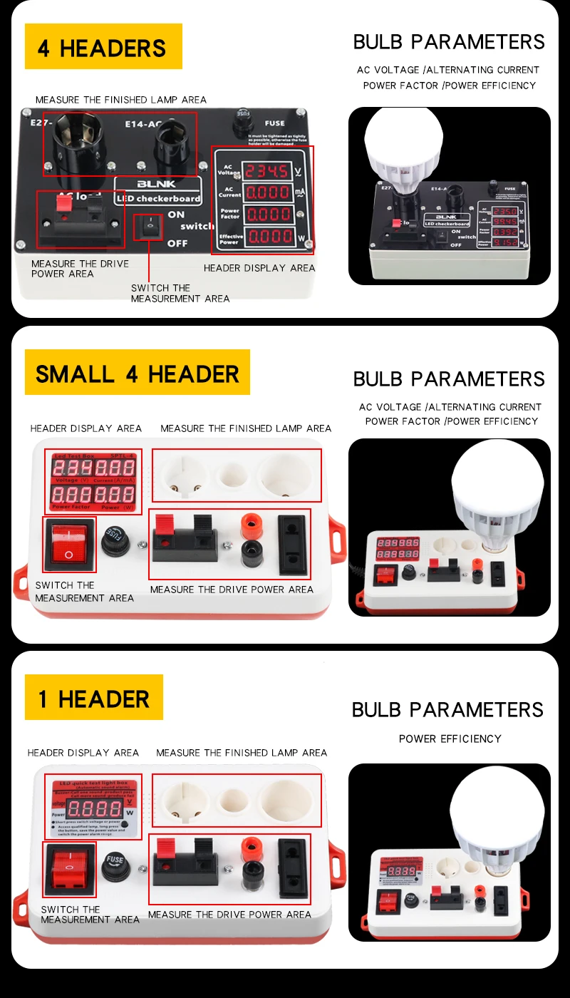 Led Power Driver Test Box Bulb Test Machine Led Power Tester Buy Led