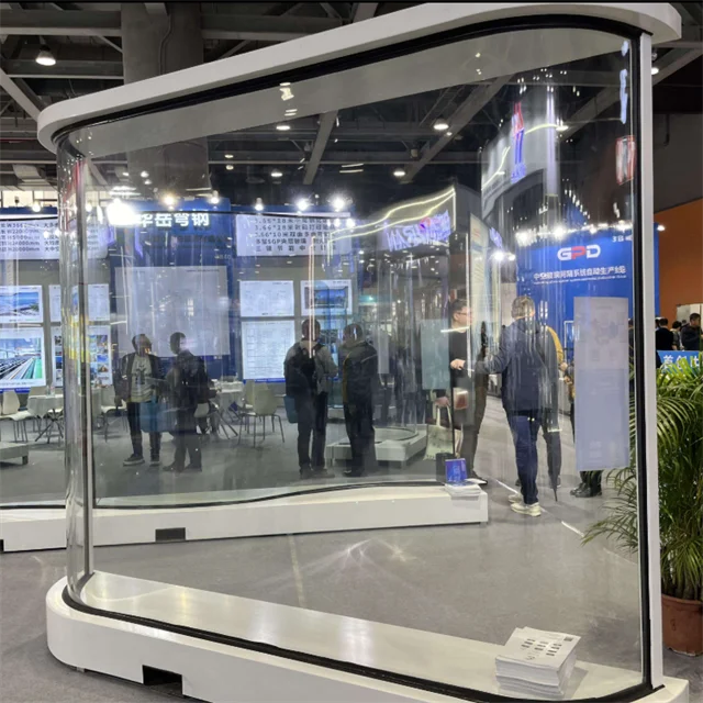 Customized Hyperbolic Fireproof Curved Tempered Laminated Insulating Glass